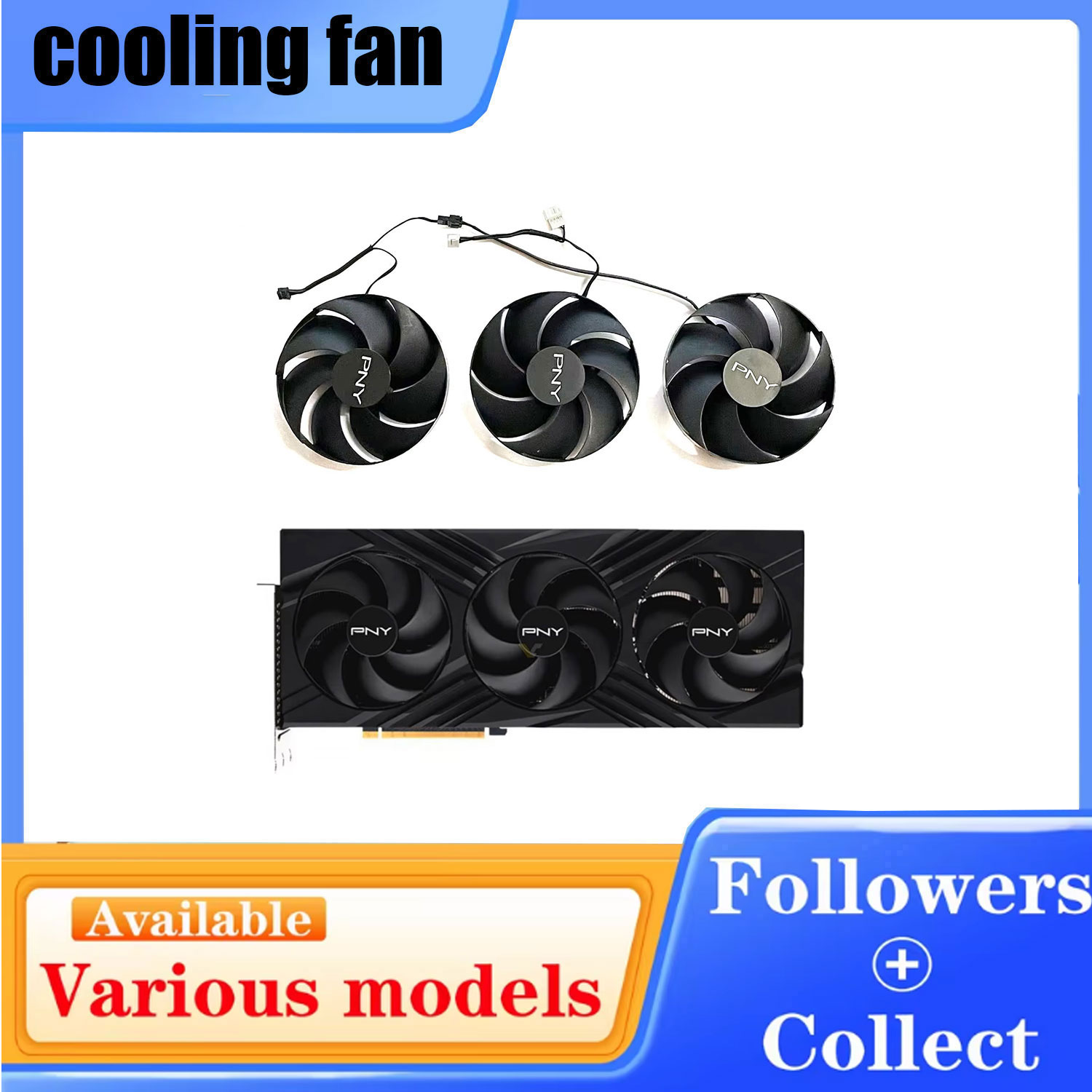 Rtx 4090 24Gb Graphics Card - Nowy wentylator FD10020M12D 100MM 4PIN DC