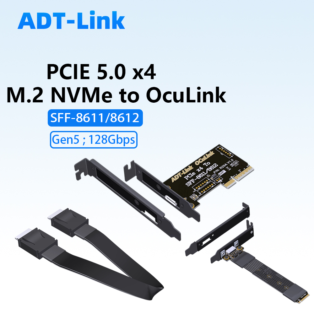 Oculink Egpu Dock Graphics Card - Adapter PCIE 5.0 X4 Gen5 M.2