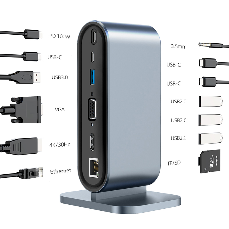 USB C 3.0 HUB Type C to Multi  – 4 Hdmi Multi Monitor Video Card 4K recenzja i cena
