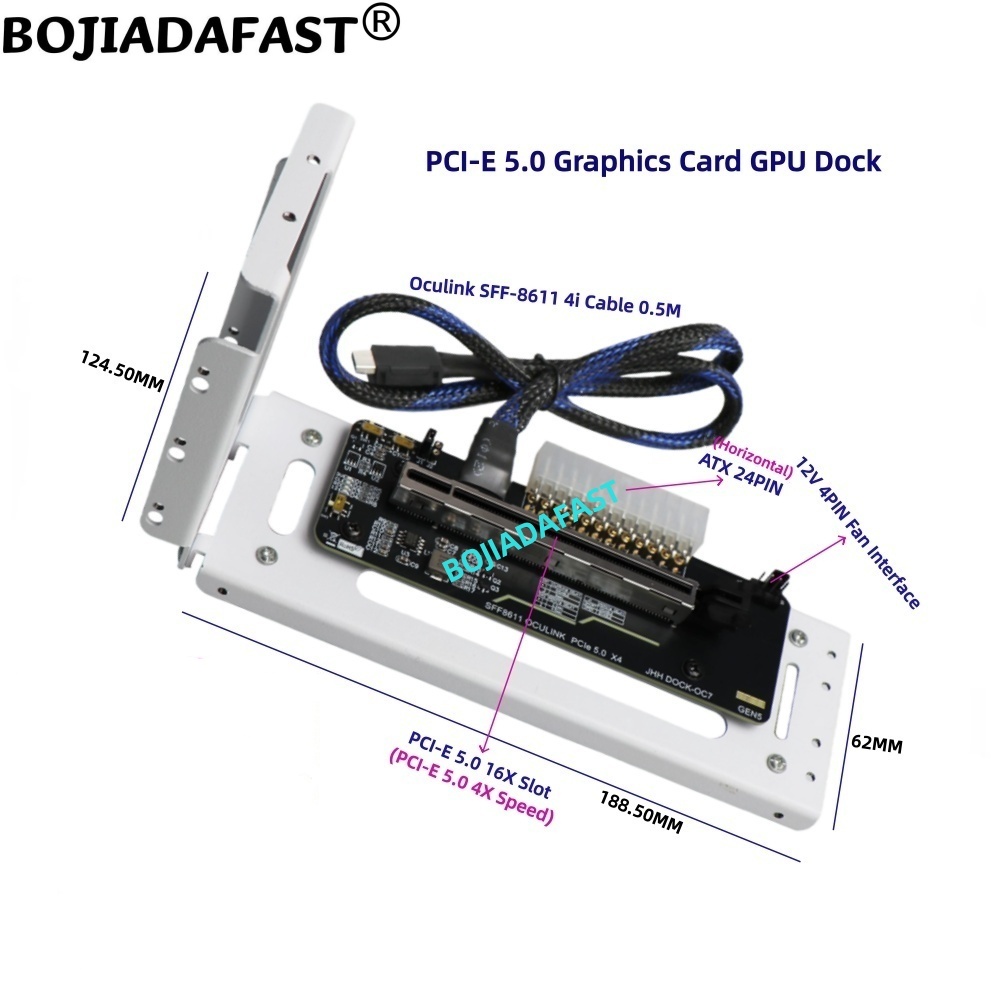 PCI-E 5.0 X4 OCuLink Zewnętrzn – Oculink Egpu Dock Graphics Card recenzja i cena