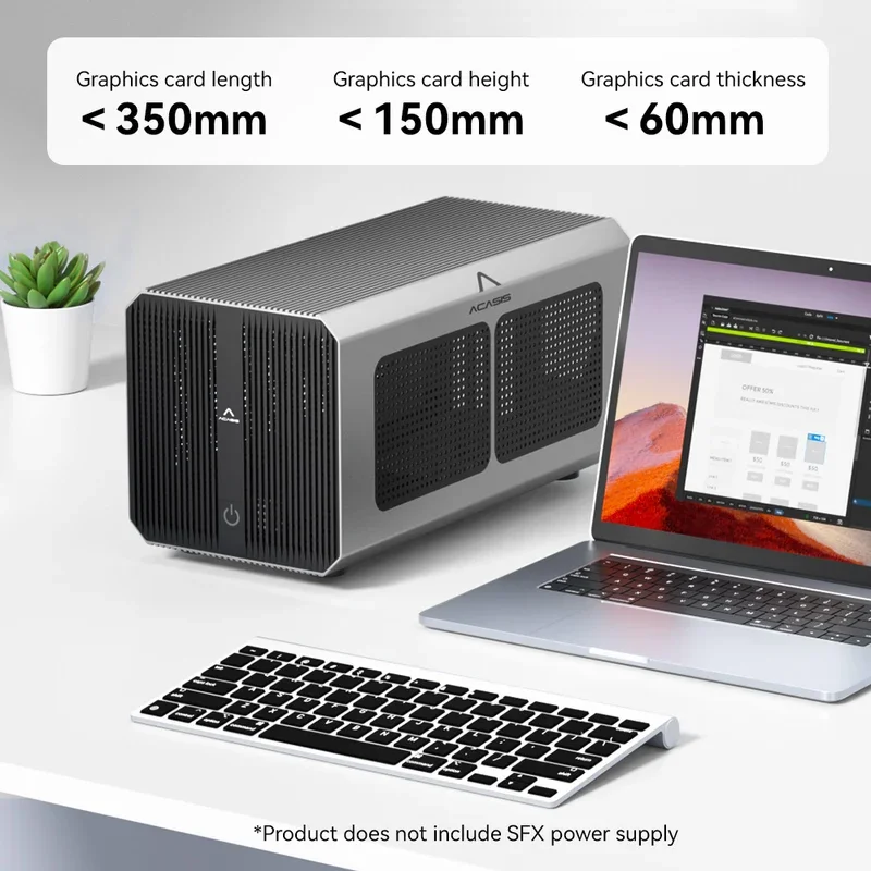 Obudowa eGPU Acasis 40Gbps z 2 – Thunderbolt 4 External Gpu Enclosure recenzja i cena