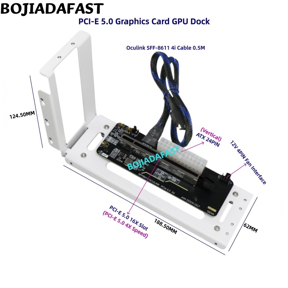 Karta adaptera PCI-E 5.0 16X G – Oculink Egpu Dock Graphics Card recenzja i cena