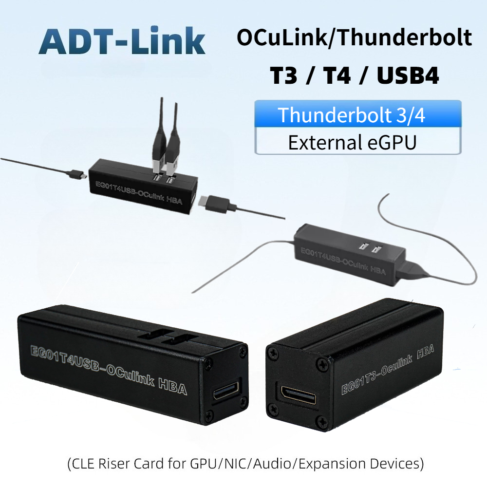 Adapter T3 / T4 OCuLink Thunde – Oculink Egpu Dock Graphics Card recenzja i cena