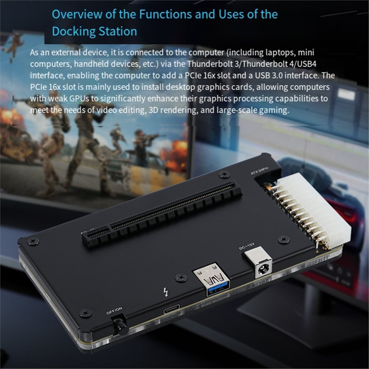 Profesjonalna zewnętrzna karta – Thunderbolt 4 External Gpu Enclosure recenzja i cena